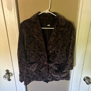 Vintage velvet blazer